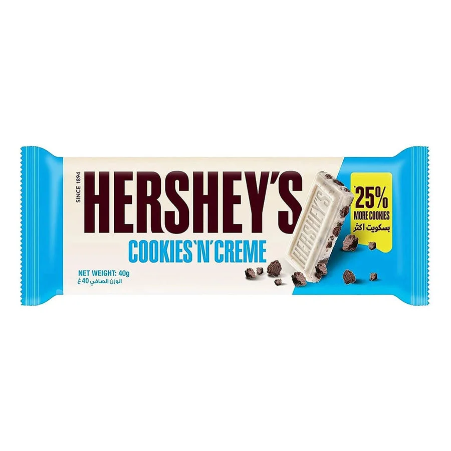 Hershey’s Cookies ‘n’ Creme Chocolate 40g