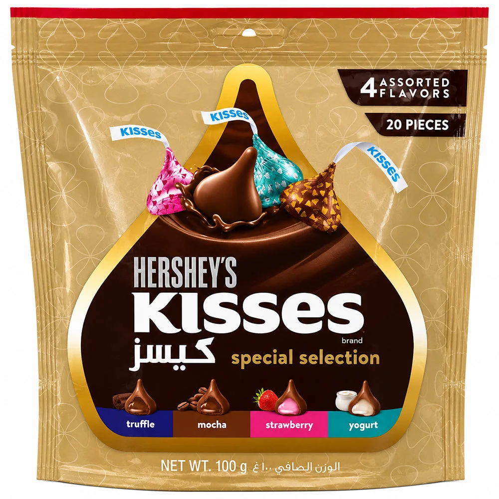 Hershey’s Kisses Special Selection 100g – 4 Assorted Chocolate Flavors