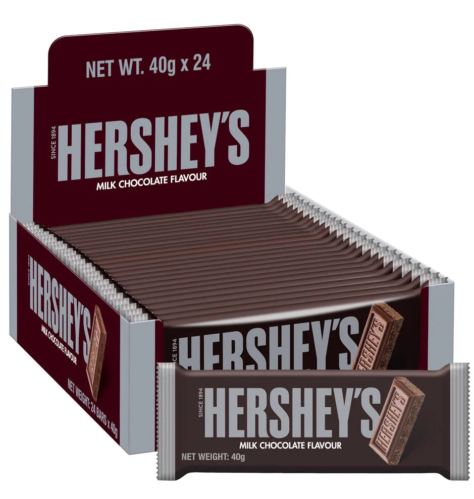 Hershey’s Milk Chocolate Bars 40g x 24pcs
