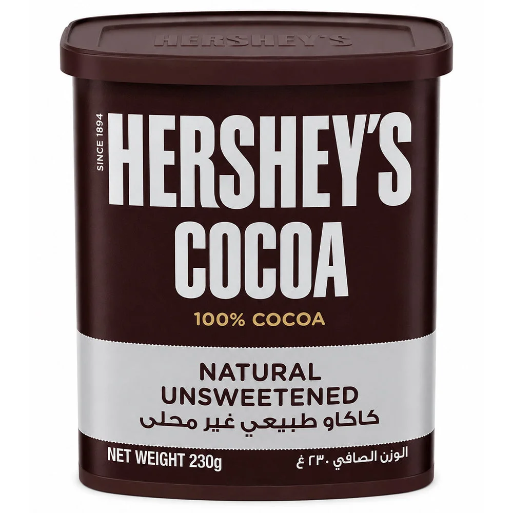 Hershey's 100% Natural Unsweetened Cocoa Powder 230g