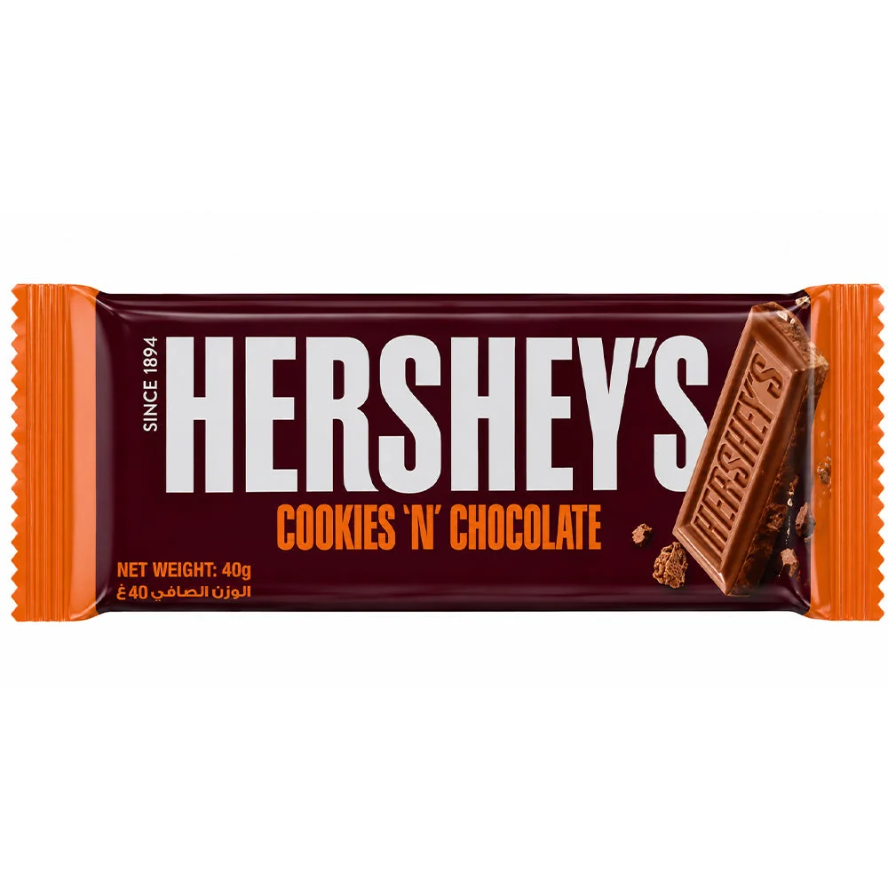 Hershey's Cookies 'N' Chocolate Bar 40g