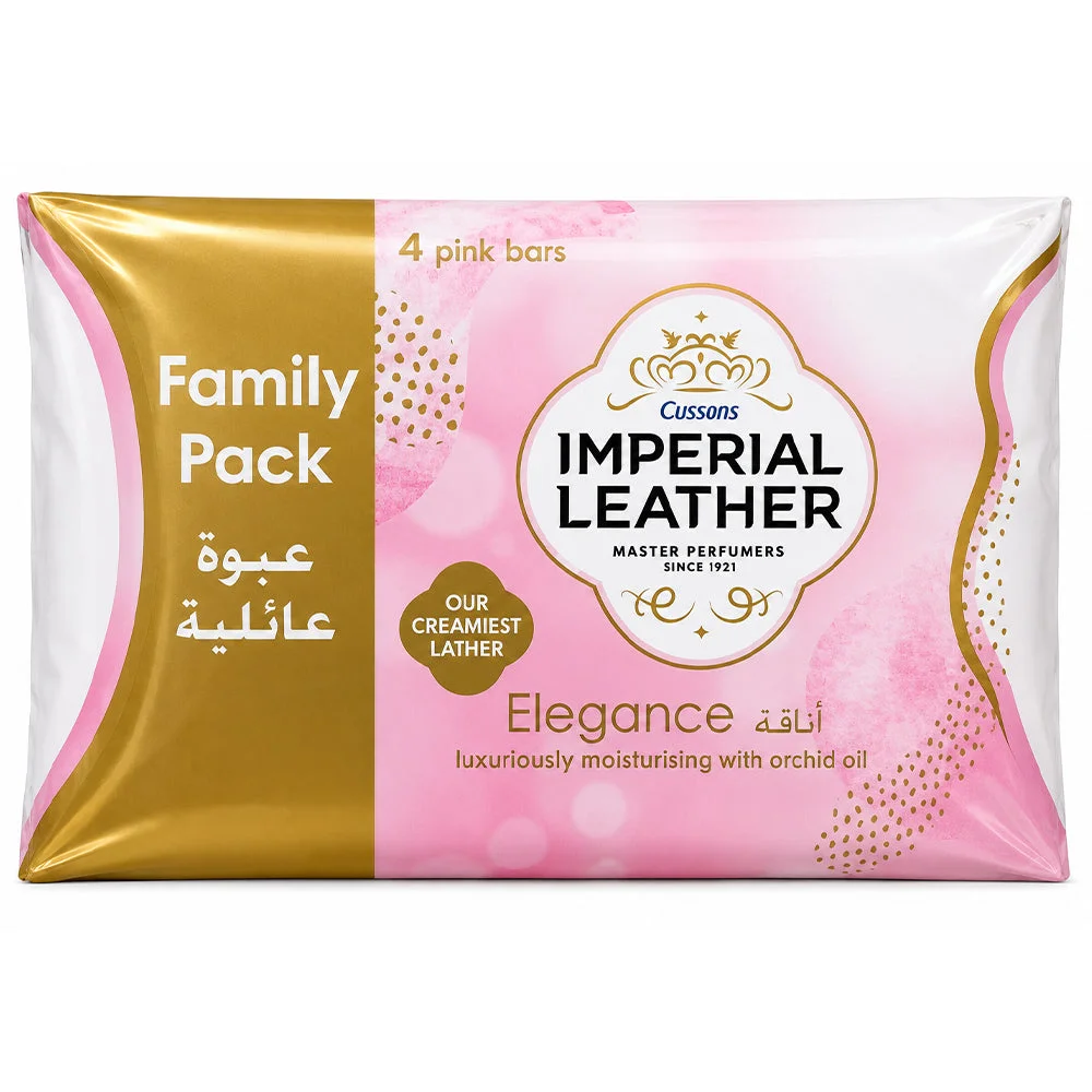 Imperial Leather Elegance Soap Family Pack 4x175g