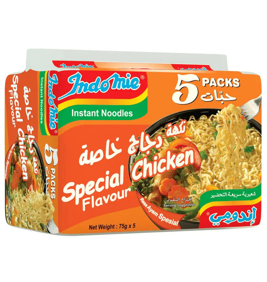 Indomie Instant Noodles Special Chicken Flavor 5Pcs x 75g