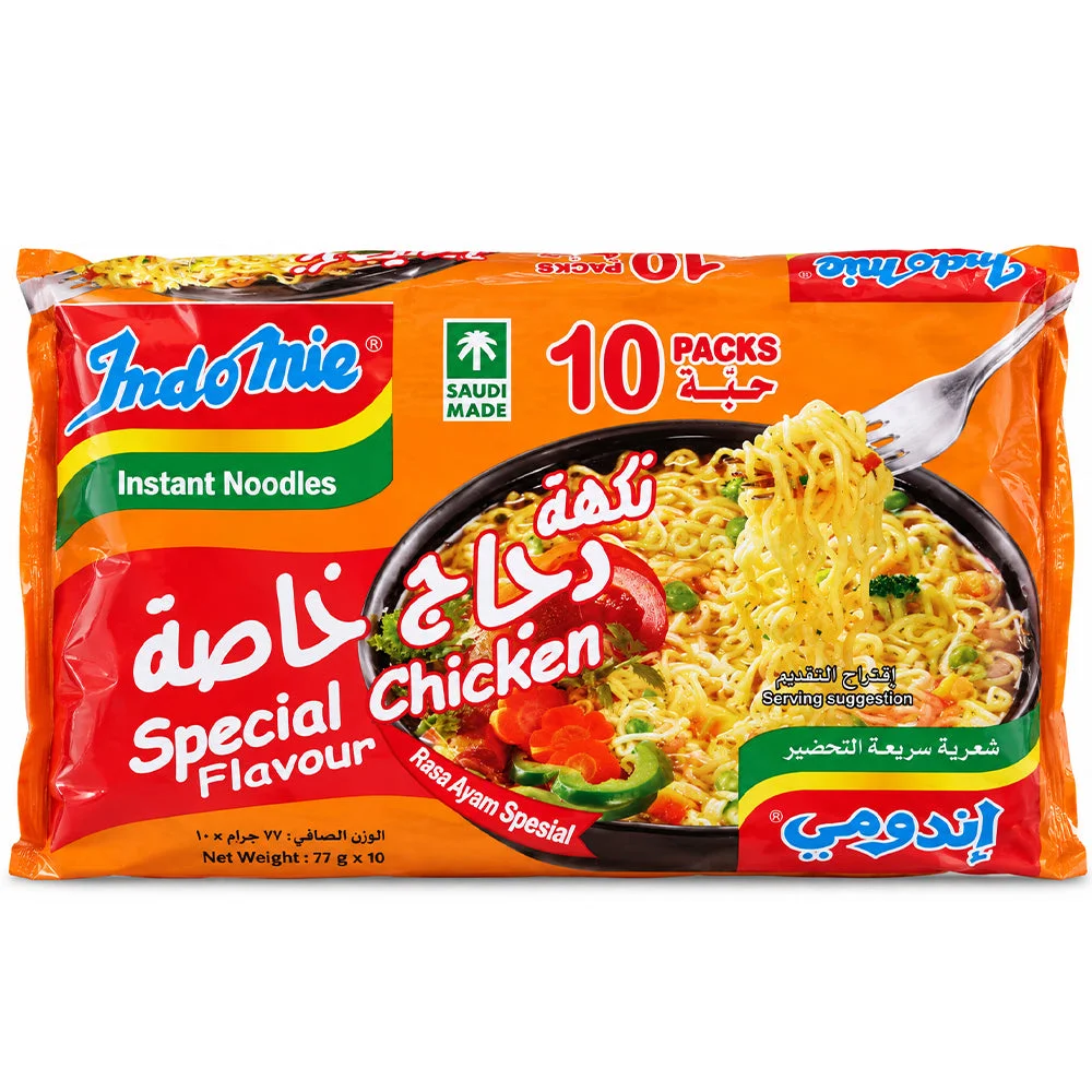 Indomie Special Chicken Flavour Instant Noodles 10x77g