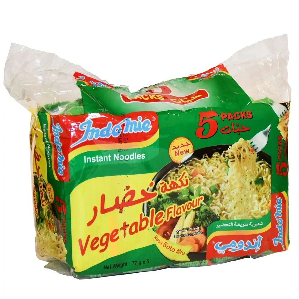 Indomie Vegetable Instant Noodles 5 x 77 g