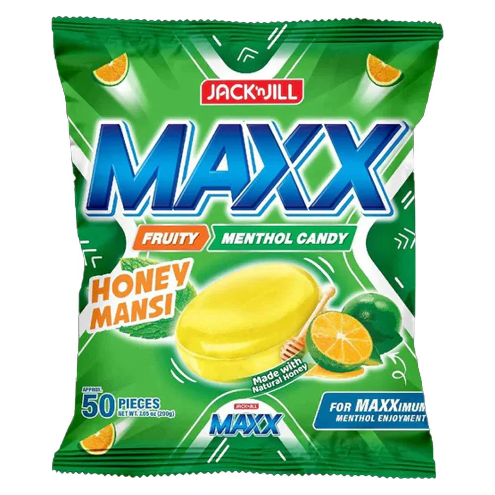 ‏Jack‘n Jill Maxx Fruity Menthol Candy Honey Mansi 200g