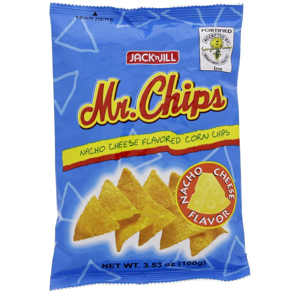 Jack 'n Jill Mr. Chips Cheese Flavored Corn Chips 100 g