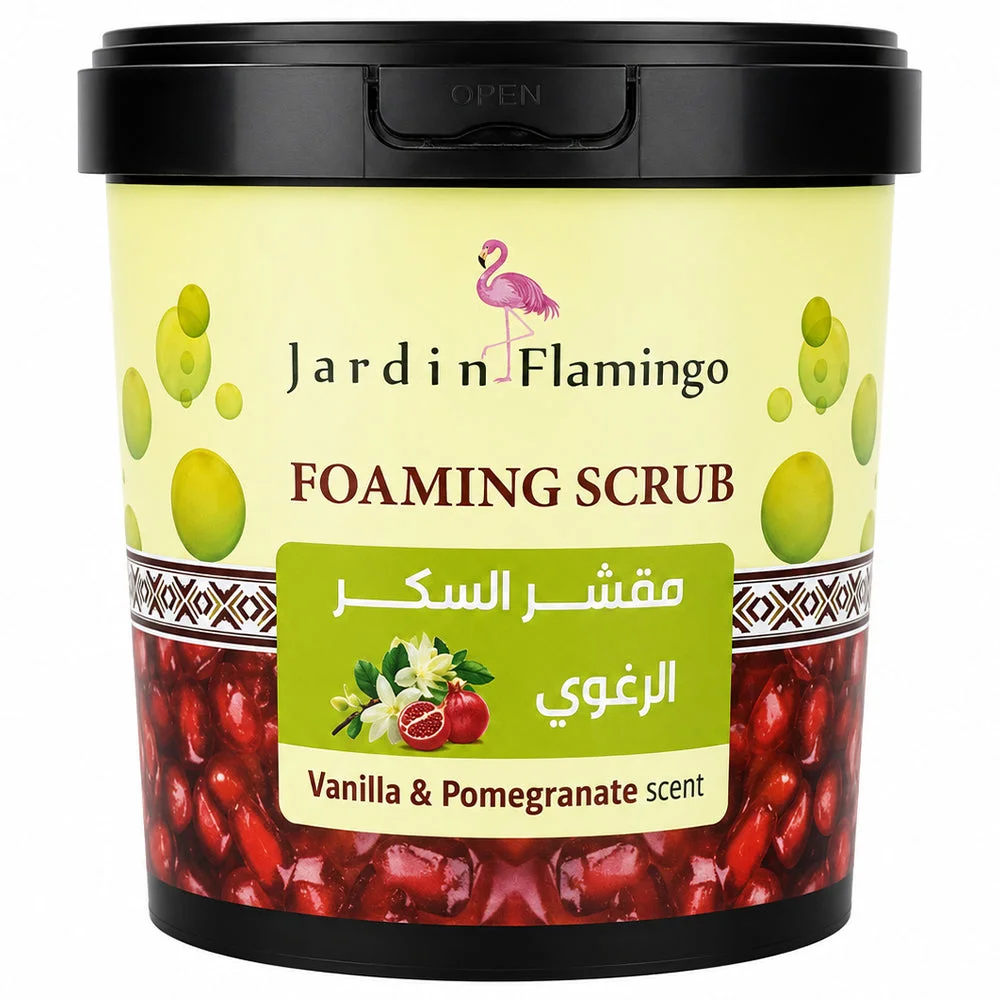 Jardin Flamingo Foaming Scrub Vanilla & Pomegranate 500g