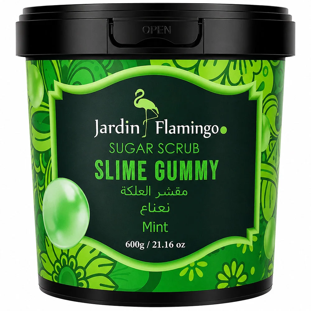 Jardin Flamingo Sugar Scrub Slime Gummy Mint 600g
