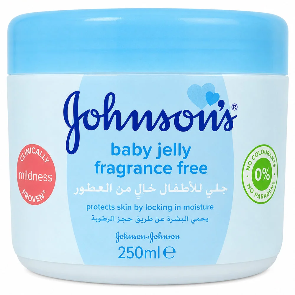 Johnson's Baby Jelly Fragrance Free 250ml