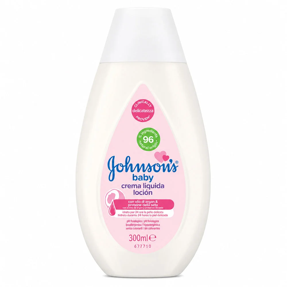 Johnson's Baby Lotion with Argan Oil & Silk Proteins 300ml
