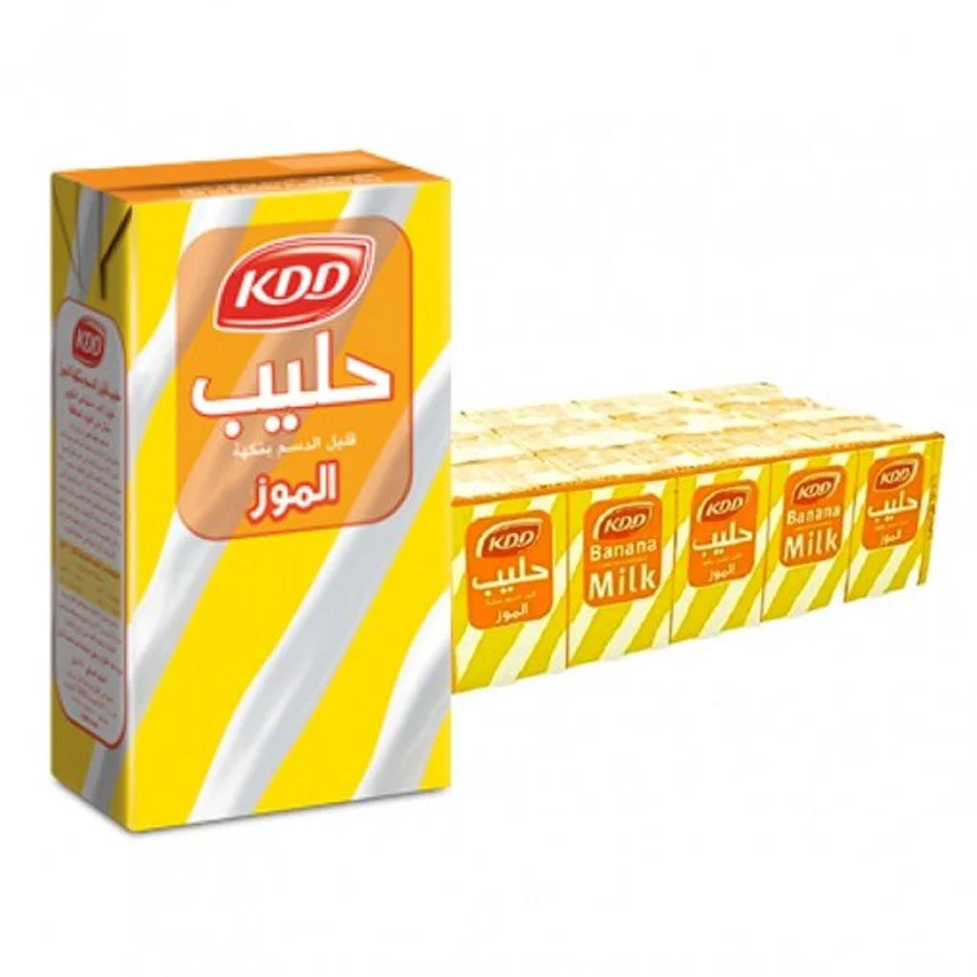 KDD Banana Flavoured Milk 24 × 250ml