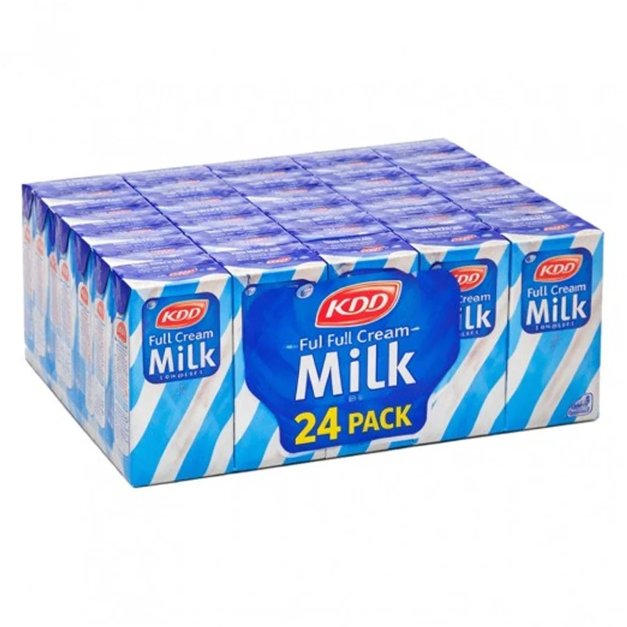 KDD Full Fat Long Life Milk 24 × 250ml