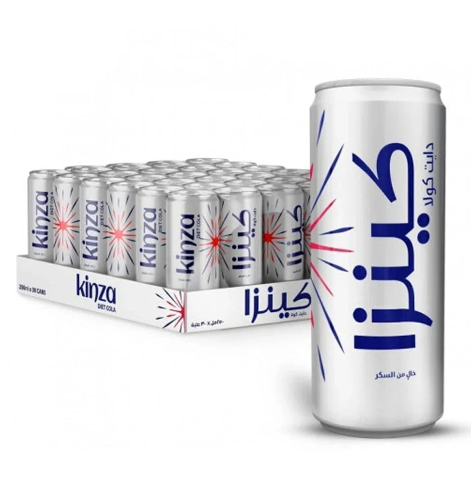 Kinza Carbonated Drink Sugar Free Diet Cola 30 x 250 ml