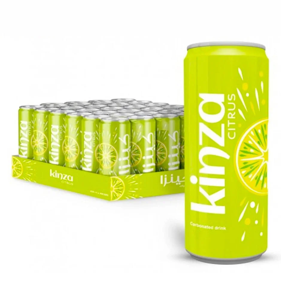 Kinza Citrus Carbonated Drink 250 ml x 30 Cans