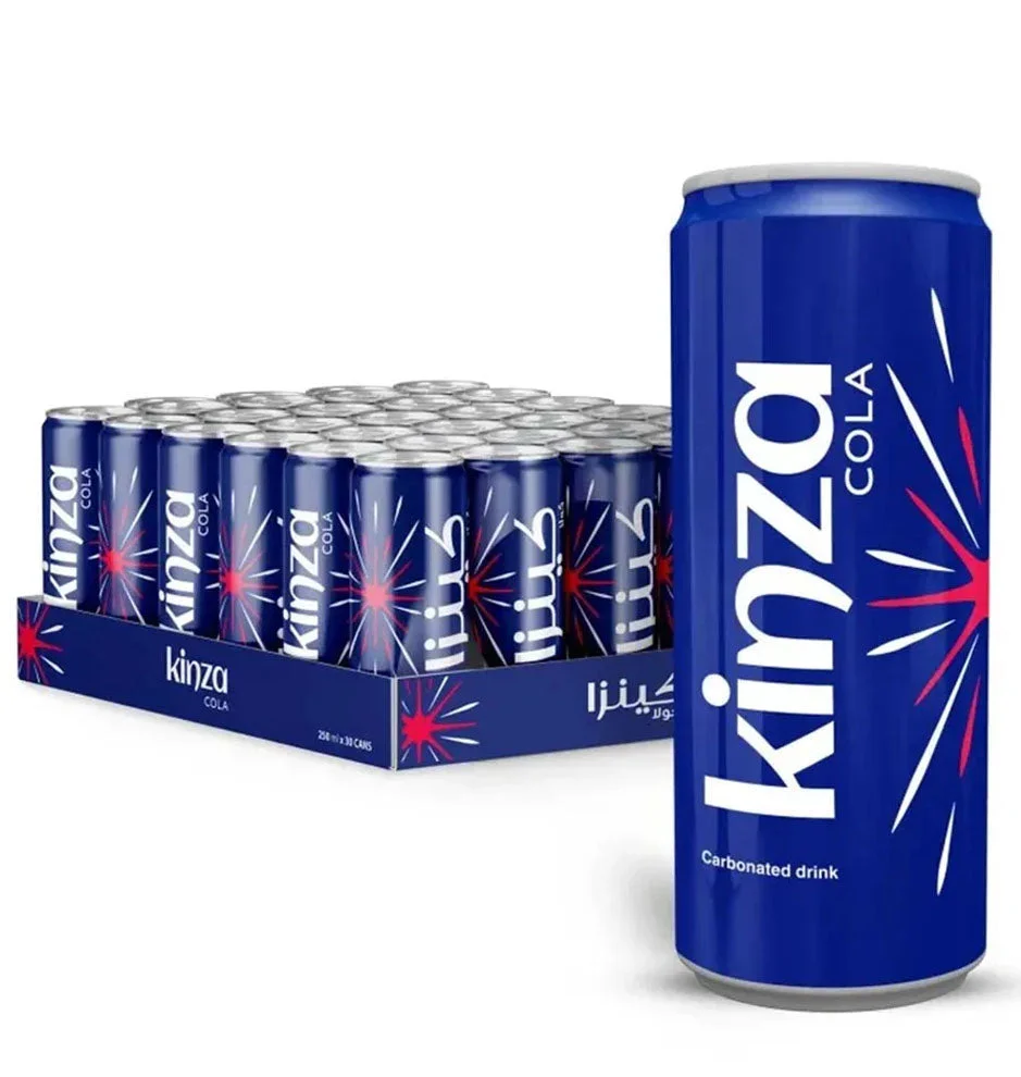 Kinza Cola Carbonated Soft Drink 250 ml x 30 Cans