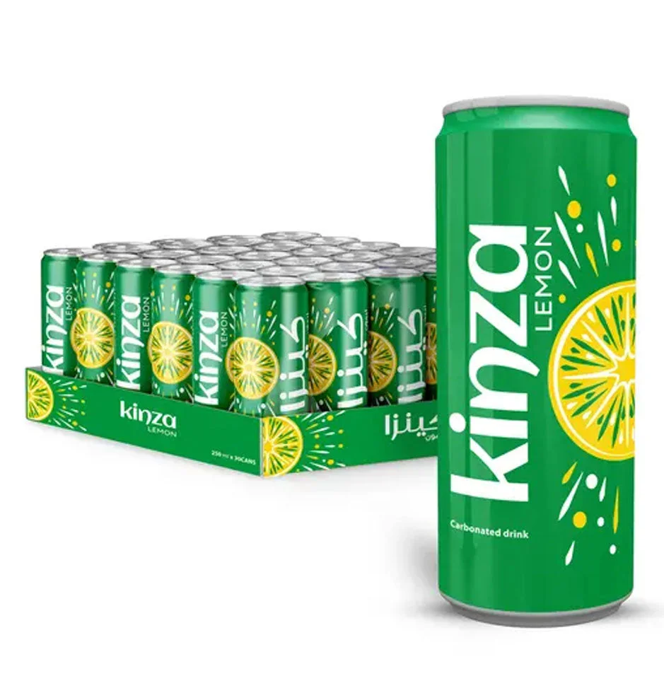 Kinza Lemon Carbonated Drink 250 ml x 30 Cans