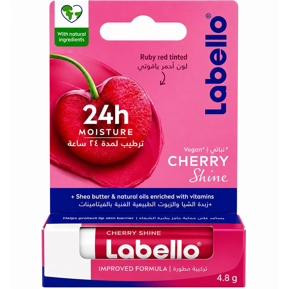Labello Cherry Shine Lip Balm 4.8g