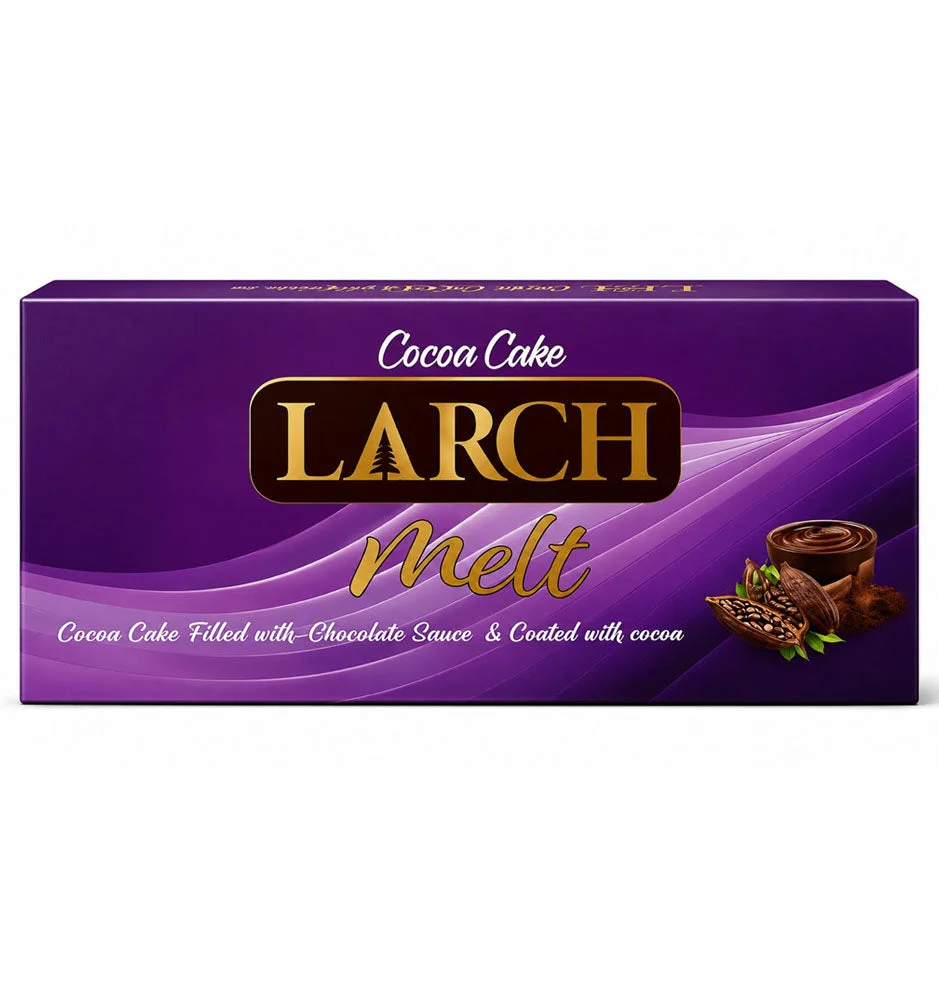 Larch Melt Cocoa Cake Filled with Chocolate Sauce 12pcs