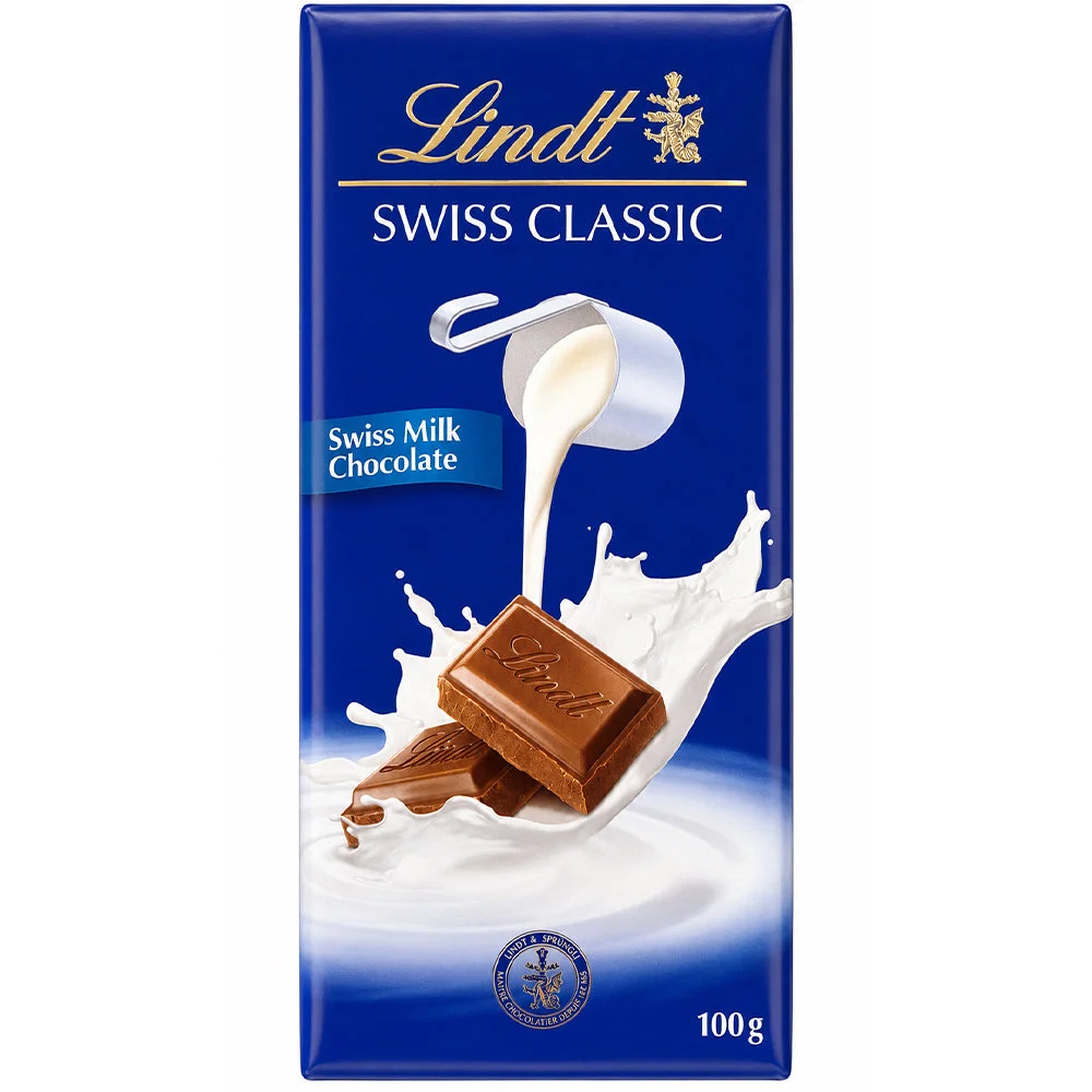 Lindt Swiss Classic Swiss Milk Chocolate 100g