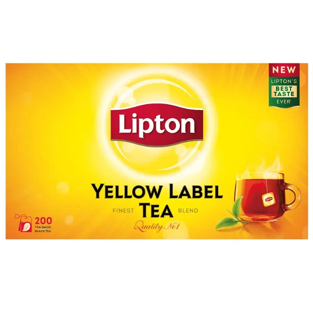 Lipton Yellow Label Black Tea Bags 200