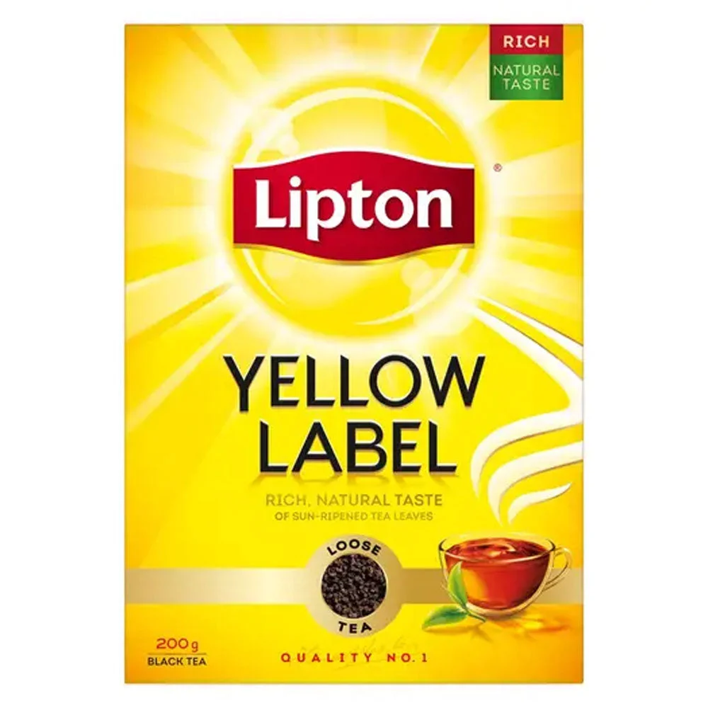 Lipton Yellow Label Tea Dust Value Pack 200 g