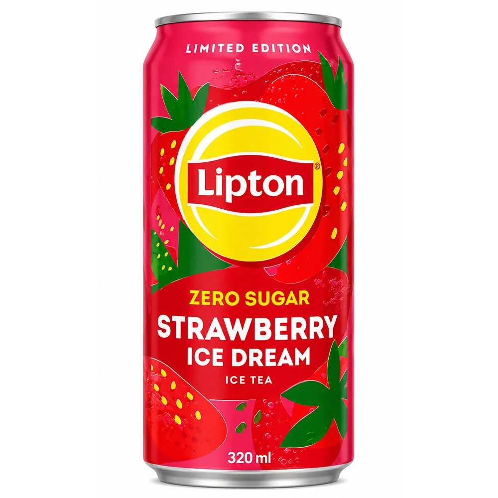 Lipton Zero Sugar Strawberry Ice Dream Ice Tea 320ml