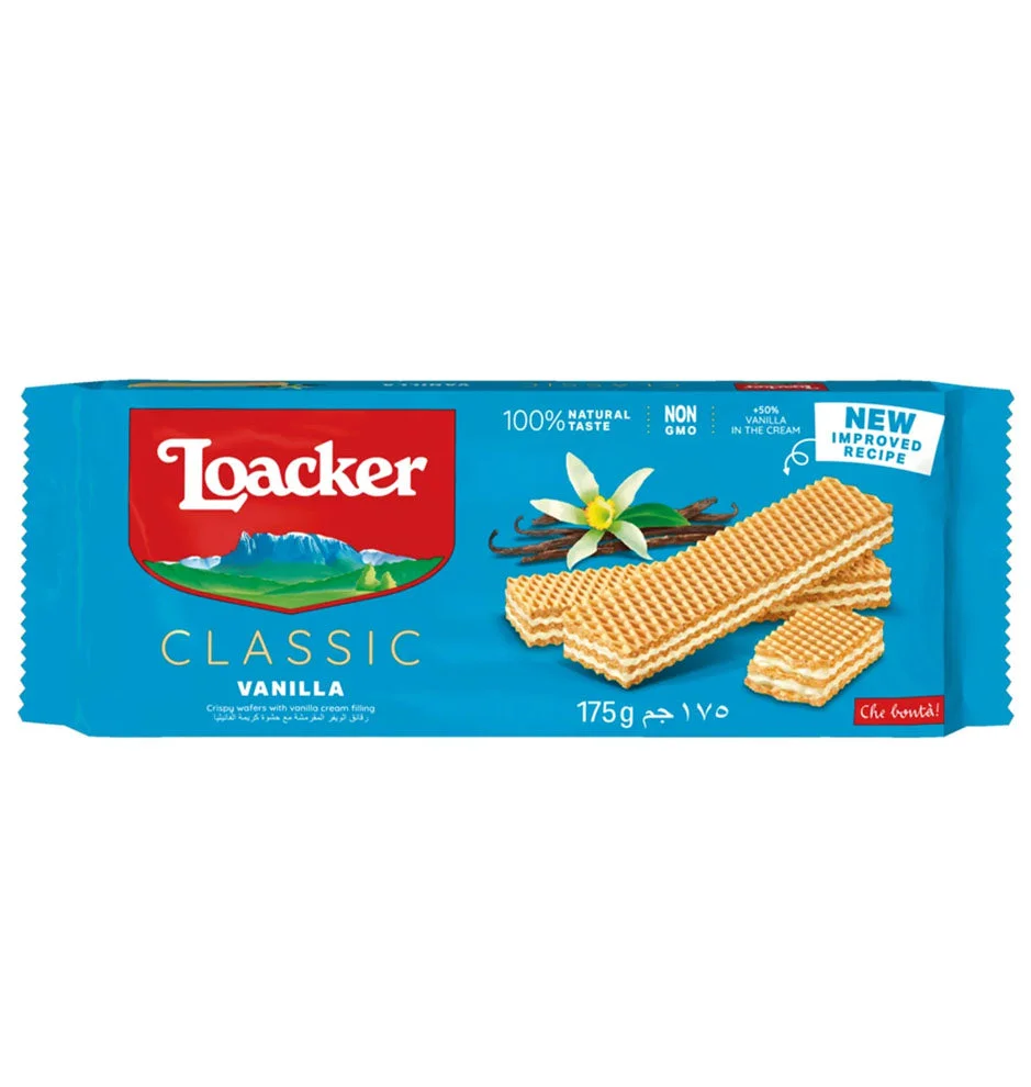 Loacker Vanilla Crispy Wafer 175 g