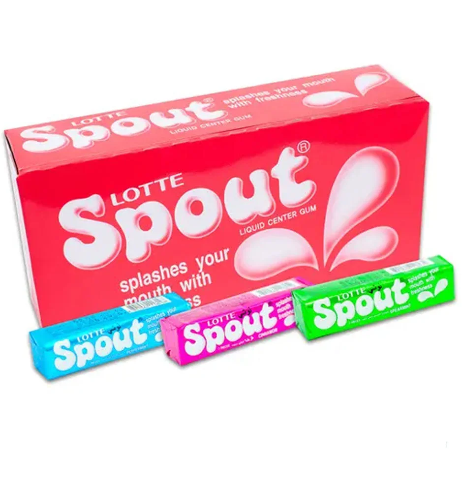 Lotte Spout Liquid Center Gum 23.8g x 54pcs