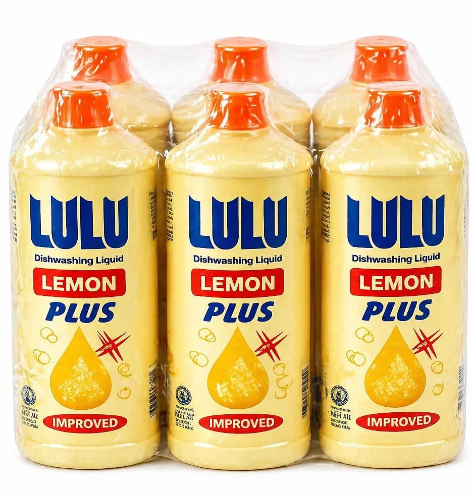 Lulu Disinfectant Wash Liquid Lemon 420ml x 6pcs