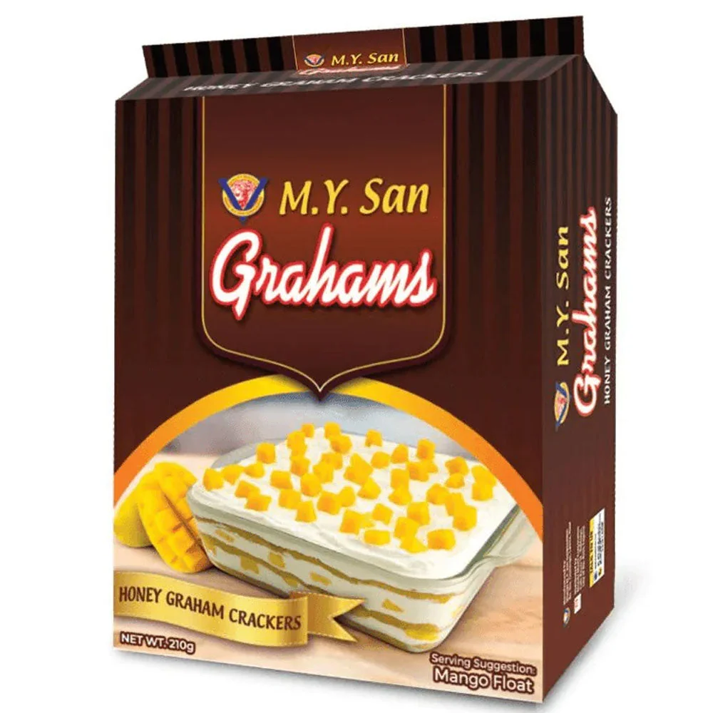 M.Y. San Grahams Honey Graham Crackers 210g