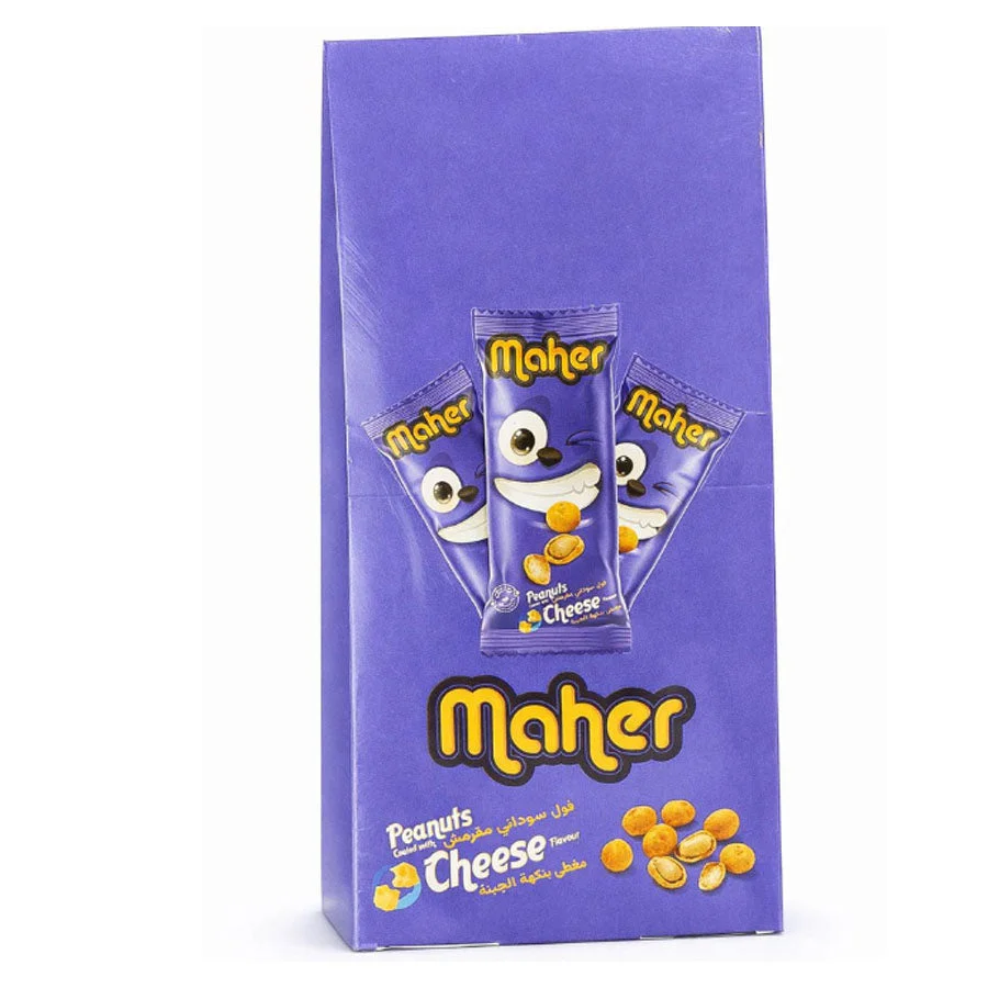 Maher Cheese Coated Peanuts 24 × 30g