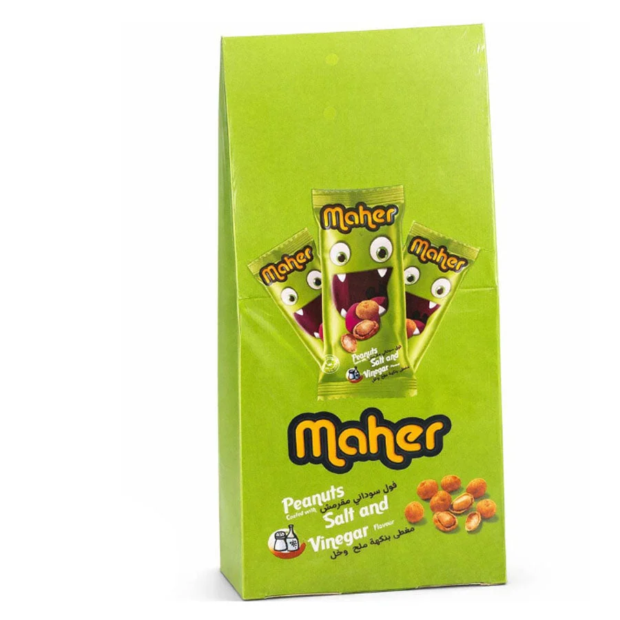 Maher Peanuts Salt & Vinegar Flavor 24 × 30g