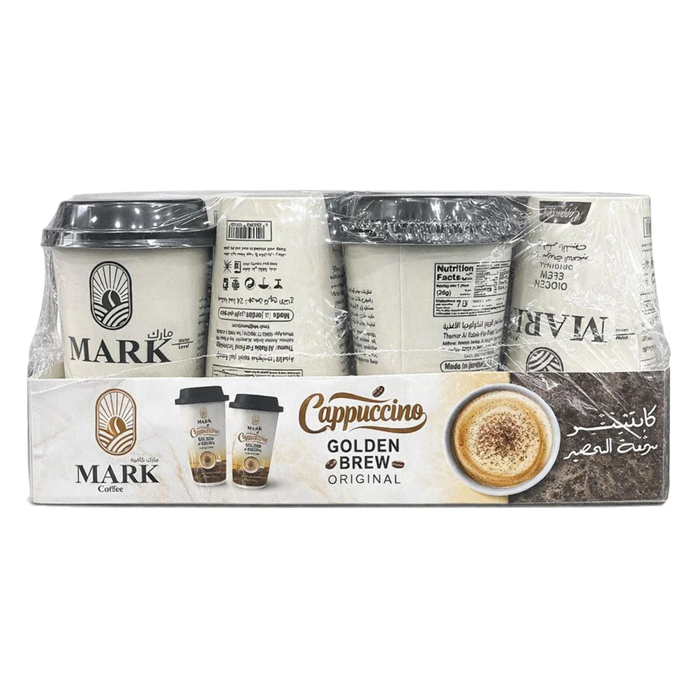 Mark Coffee Cappuccino Golden Brew Original 12 Cups