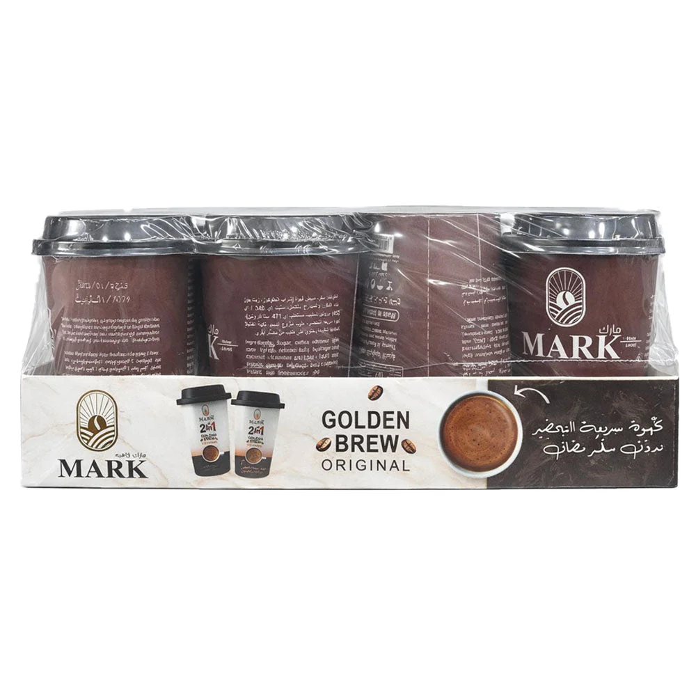 Mark Coffee Golden Brew Original 2 in 1 Coffee 12 Cups