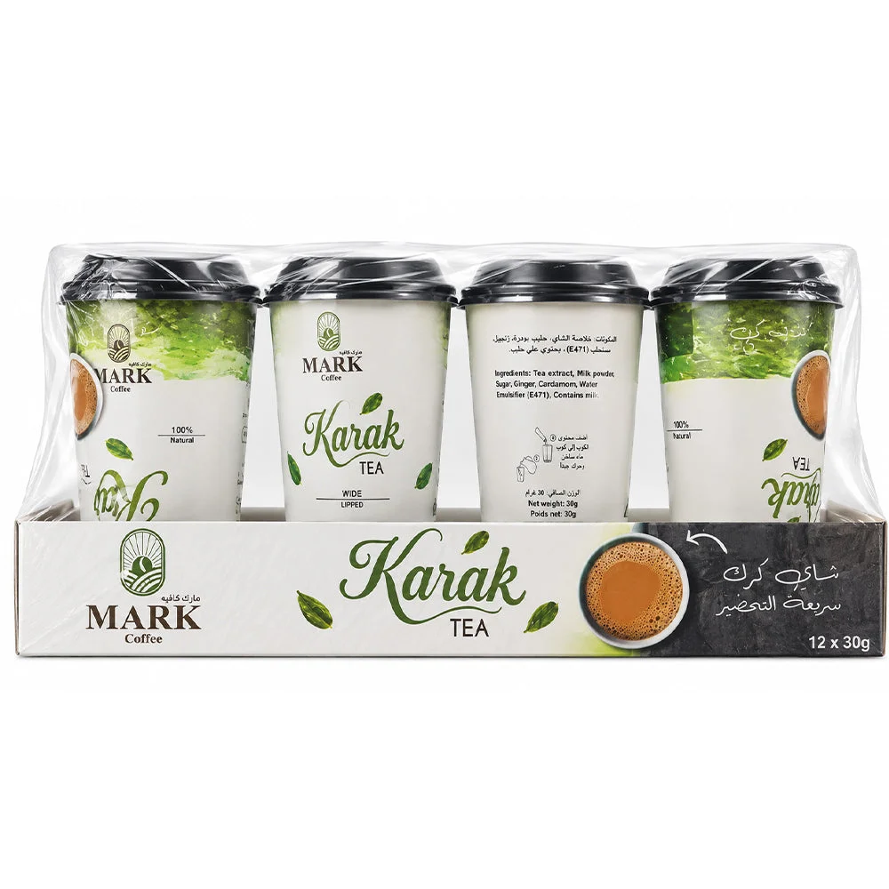 Mark Coffee Karak Tea Instant Drink 12 x 30g
