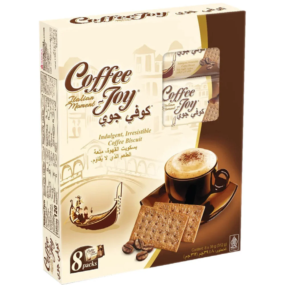 Mayora Italian Moment Coffee Joy Biscuit 8 × 39g