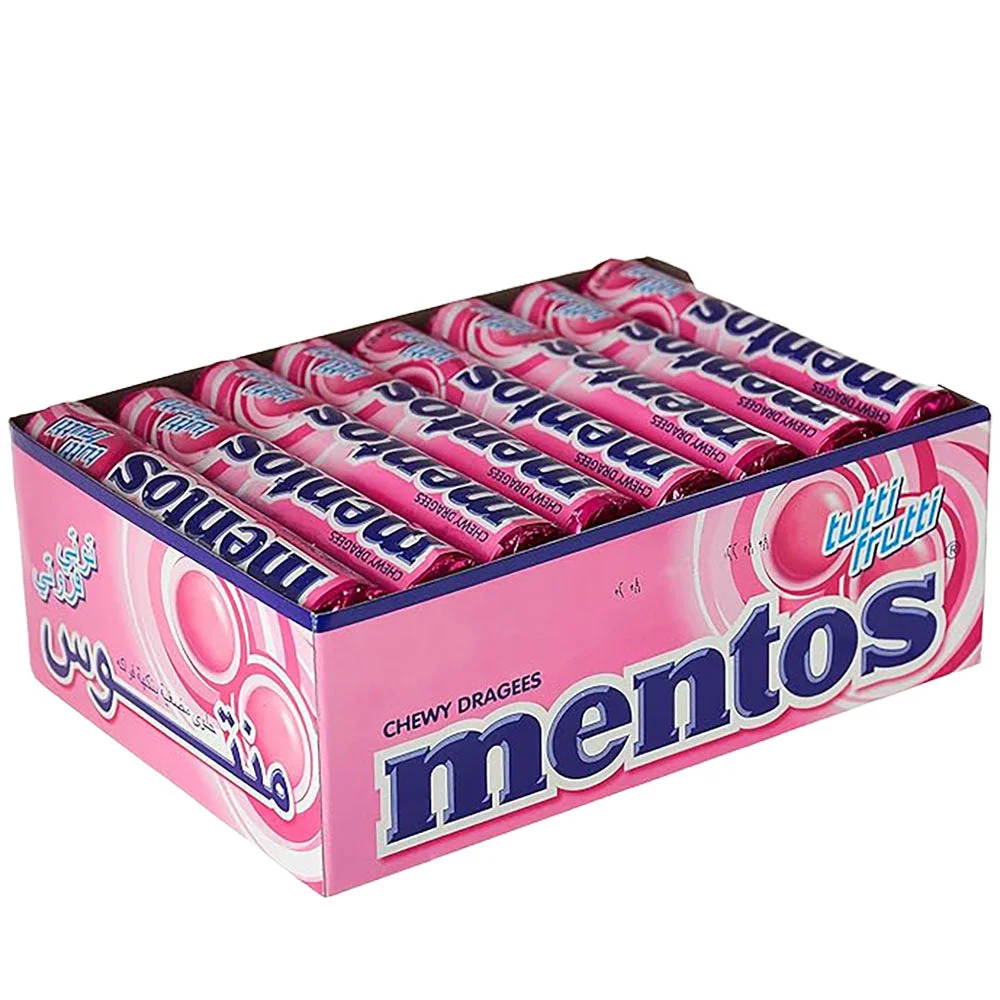 Mentos Chewy Dragees Tutti Frutti 24 × 29g