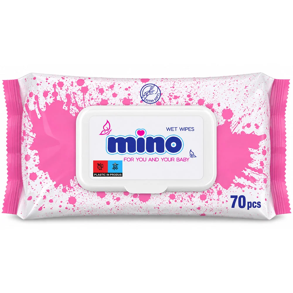 Mimo Extra Soft Wet Wipes 70 Pieces