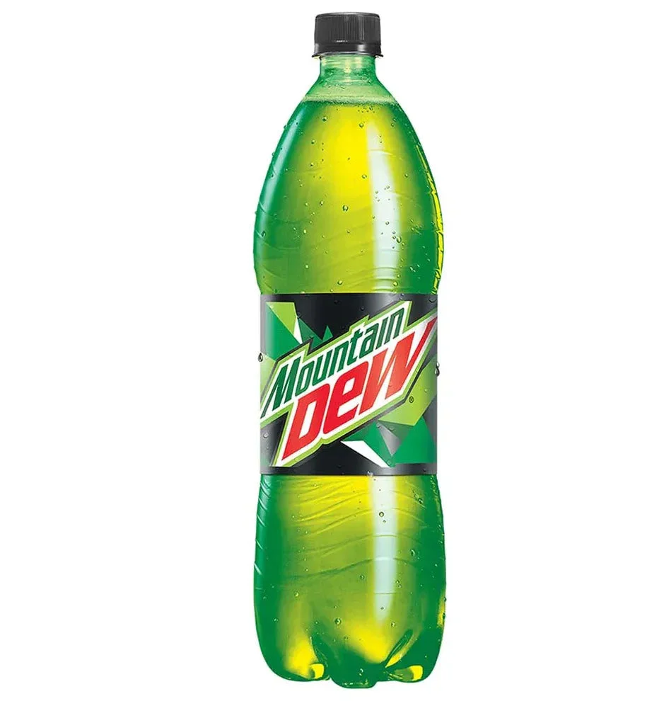 Mountain Dew Citrus Soft Drink Bottle 1.25L