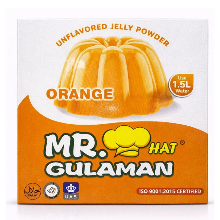 Mr. Hat Gulaman Powder Orange 10x25g=250g