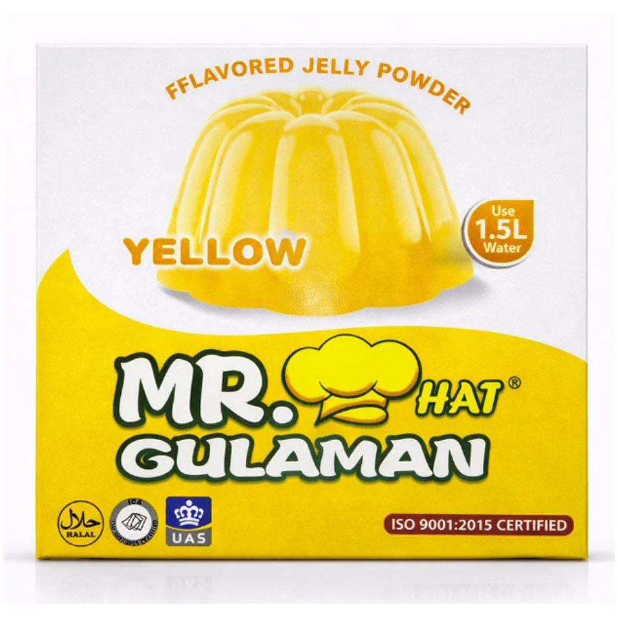Mr. Hat Gulaman Powder Yellow 10x25g=250g