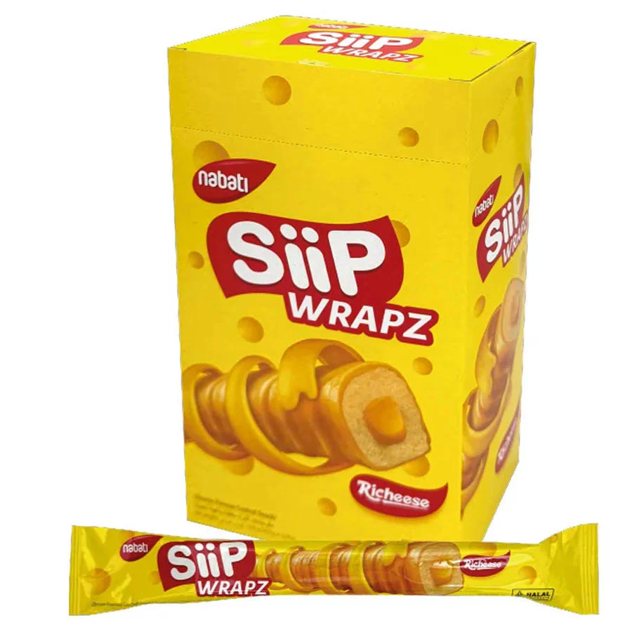 Nabati Siip Wrapz Richeese 12 Pcs 14.5 gm