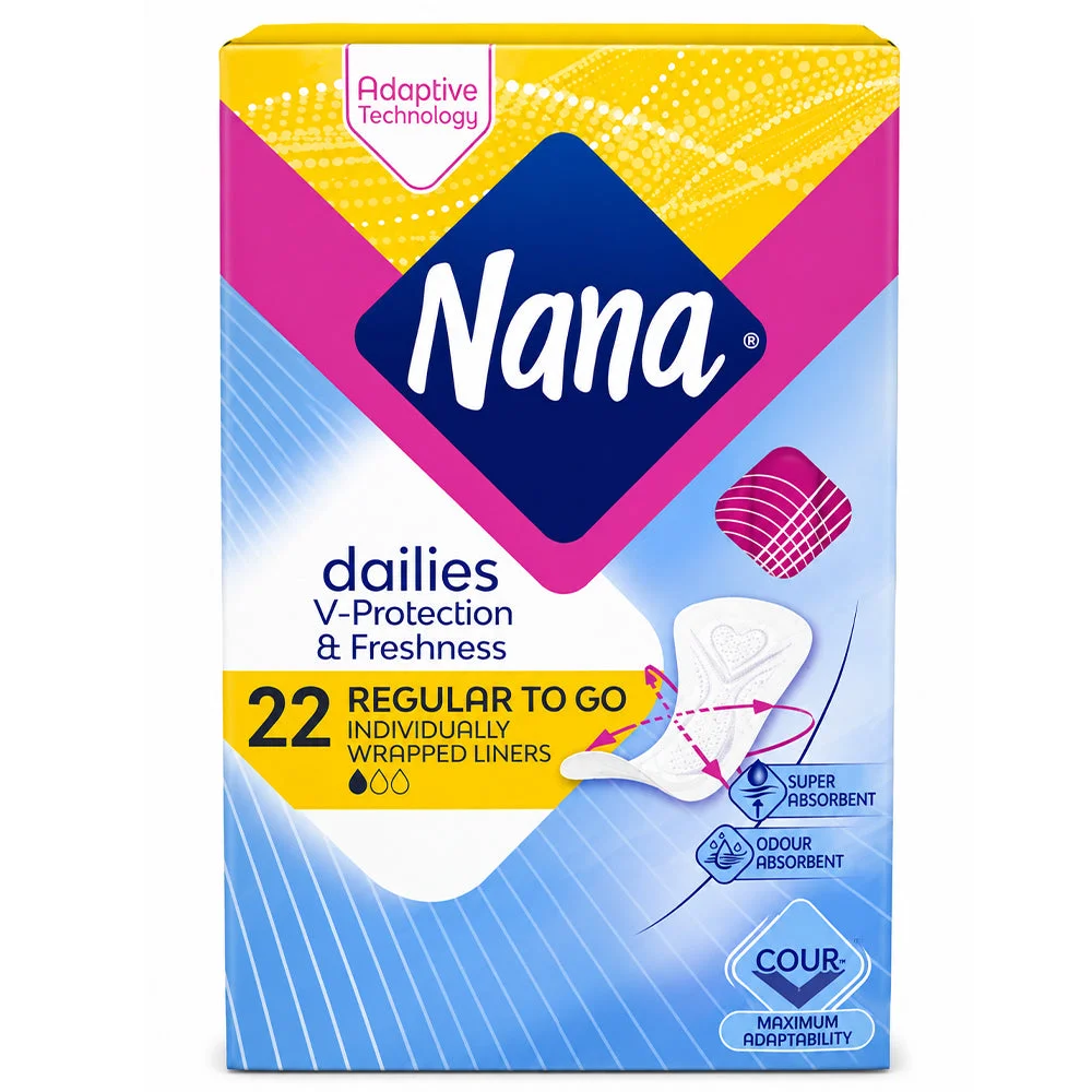 Nana Dailies Regular To Go Liners 22 PCS