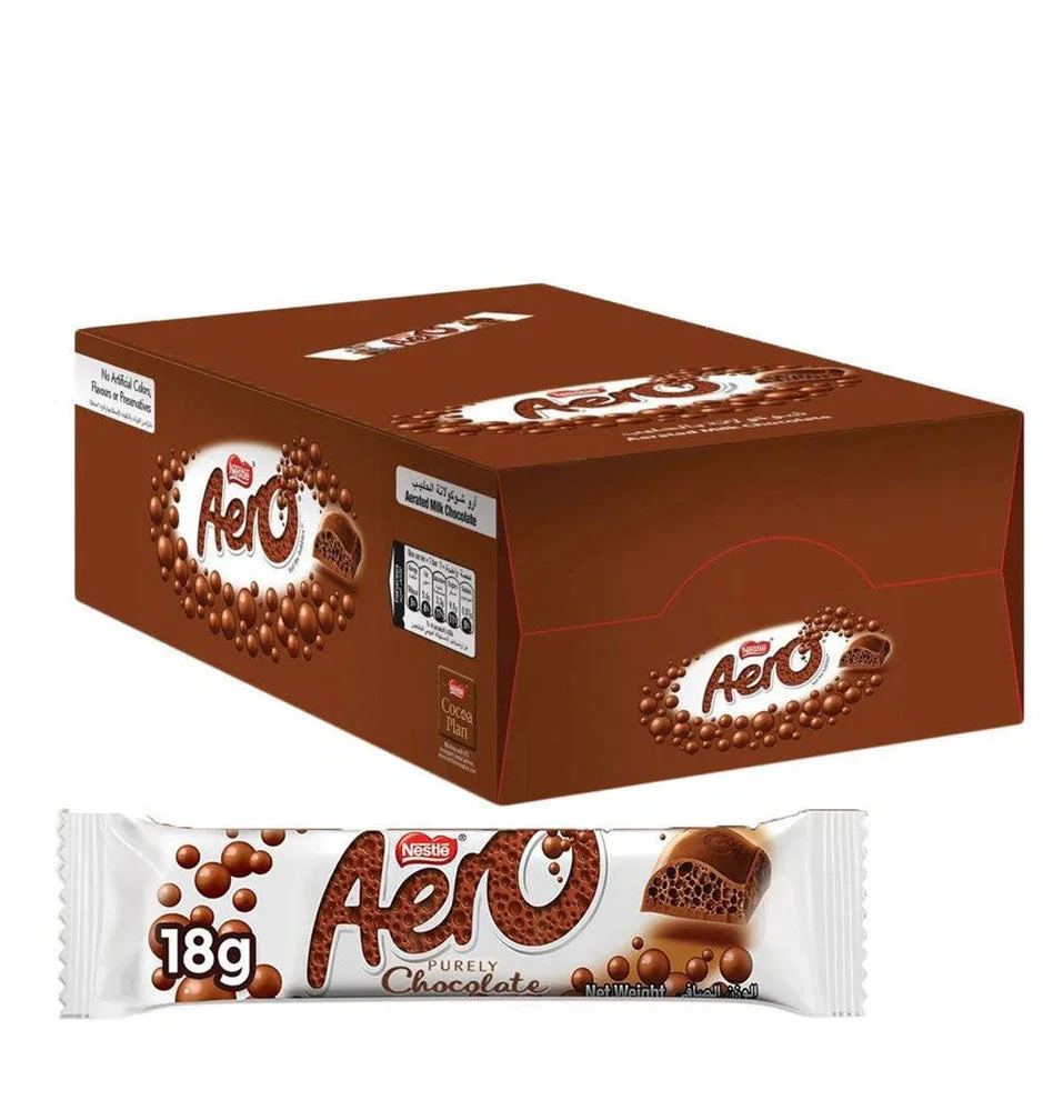 Nestle Aero Purely Aerated Milk Chocolate 40X18g