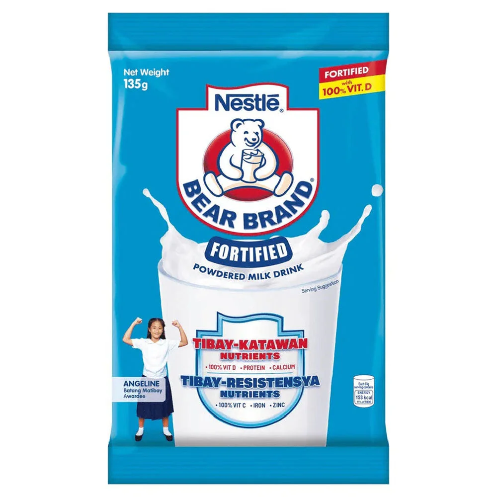 Nestlé Bear Brand Fortified Powdered Milk Drink 135g