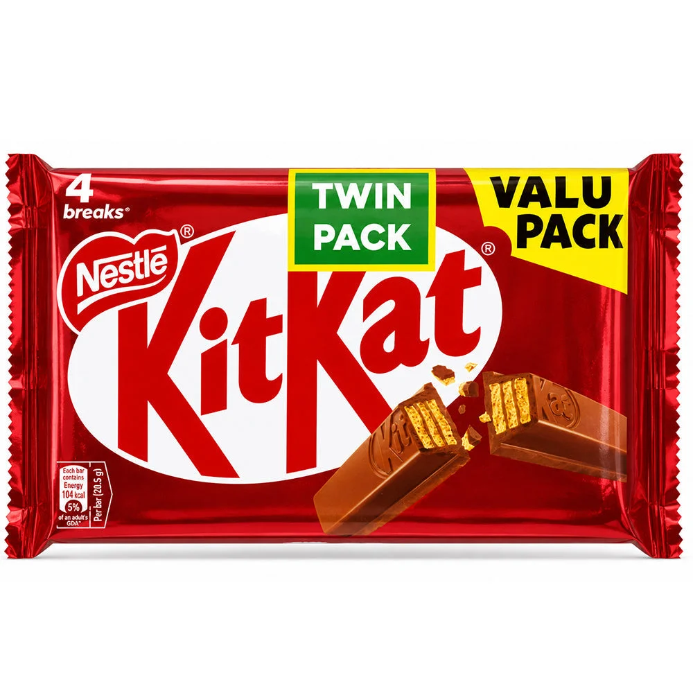 Nestlé KitKat Breaks Milk Chocolate Twin Pack 4x36.5g