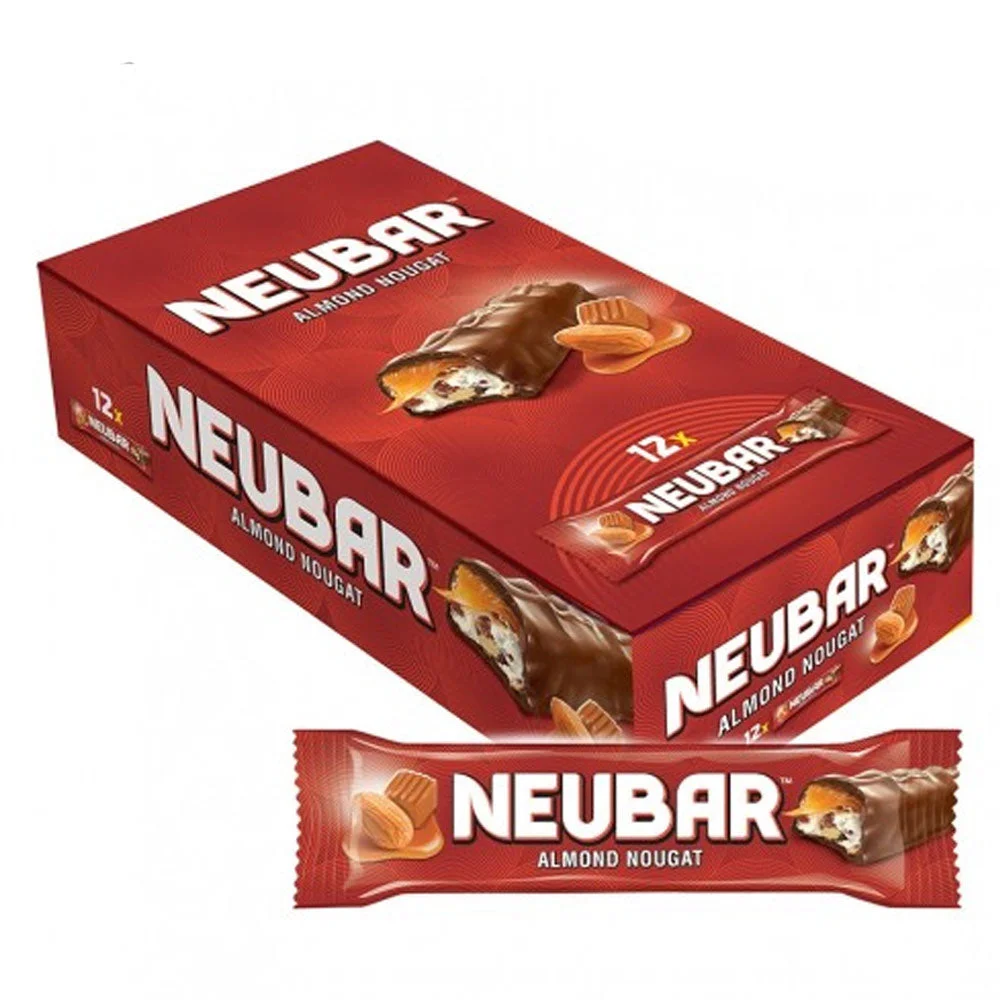 Neubar Almond Nougat Chocolate Bars 28g x 12pcs