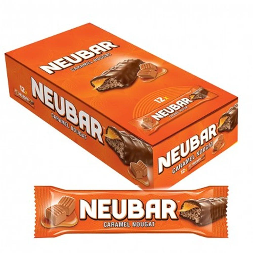 Neubar Caramel Nougat Chocolate Bars 28g x 12pcs Pack