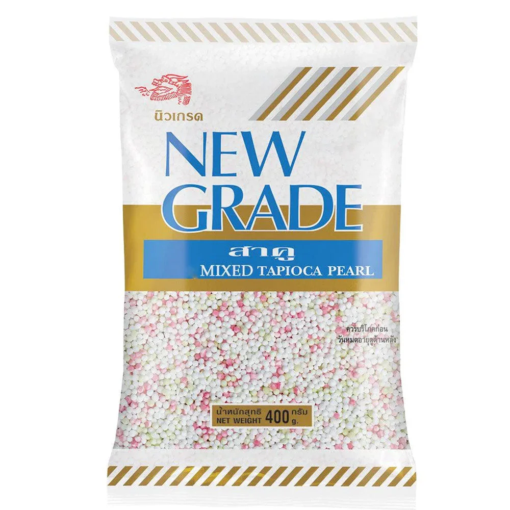 New Grade Mixed Tapioca Pearl  400g